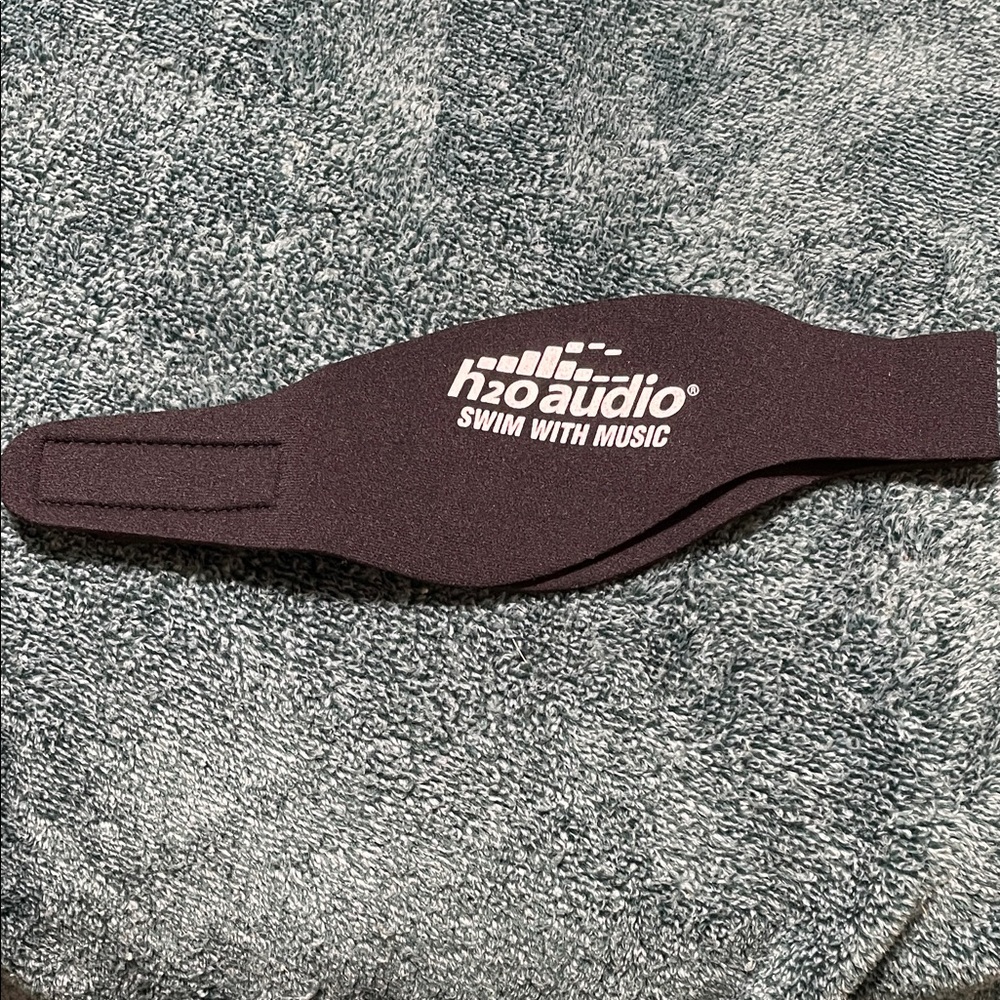 H2O Audio Black Swim Headband